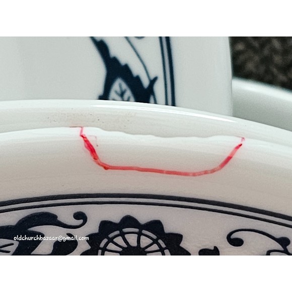 8pcs-Saucers Old Town Blue Onion Corelle 6.25" - Picture 7 of 8